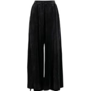French Connection High Waist Wide Leg Velour Pull Crop Lounge Pants M US8 UK12